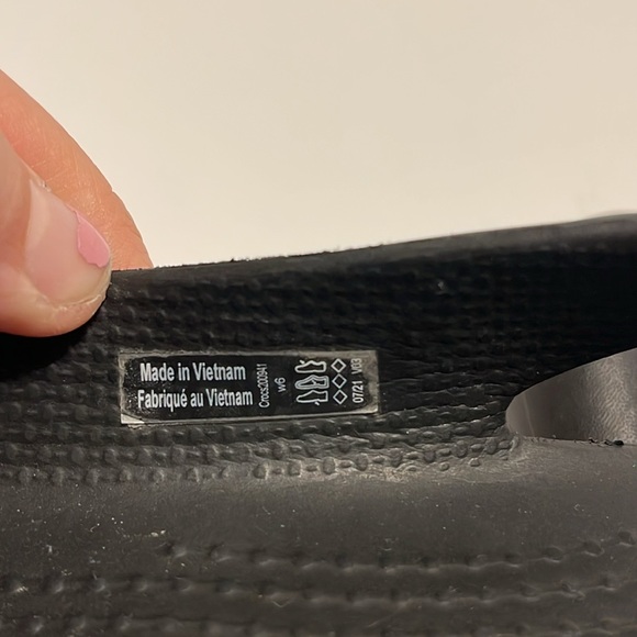 Crocs Kadee Ballet Flats Women’s 6 Black Slip Resistant Slip On Casual Shoes - Picture 9 of 9